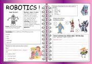 English Worksheet: ROBOTICS