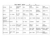 English Worksheet: must or must not