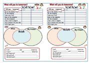 Pair Work -Future Tense with ´Will´