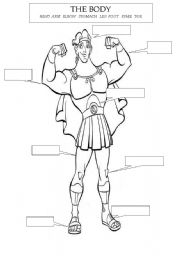 English Worksheet: THE BODY
