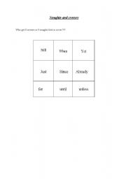 English worksheet: noughts and crosses