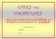 CARRY-ON VOCABULARY