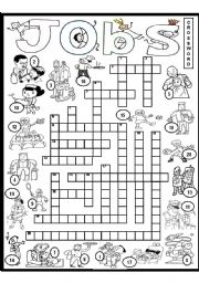 Jobs and Occupations Crossword