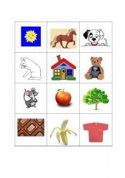 English worksheet: Nanu, game cards