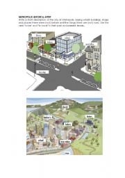 English Worksheet: METROPOLIS: Now & Then