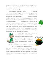 English Worksheet: Ireland (Part 1)