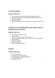 English worksheet: Simple Writing