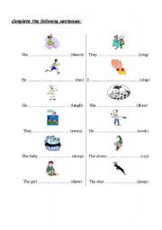 English Worksheet: present continuous 5