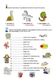English Worksheet: Pronunciation 3rd person singular (Present Simple)