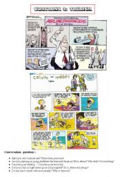 English Worksheet: HANDY THEMATIC COLLECTION of cartoons, vocabulary, conversation questions and essay topics Part 9 - TOURISM