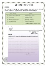 English Worksheet: writing