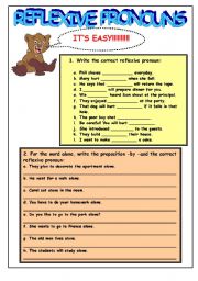 REFLEXIVE PRONOUNS