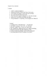 English worksheet: Passive voice