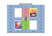 English Worksheet: Tenses Board Game
