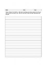 English Worksheet: Creative Writing for Juniors Part 2 - 10 pages