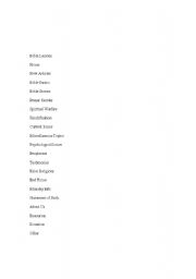 English Worksheet: abc