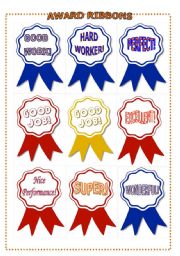 award ribbons