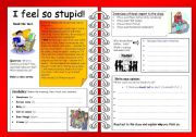 English Worksheet: 4 skills WS cyberbullying 