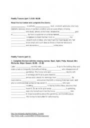 English Worksheet: Fawlty Towers - Communication problems