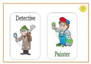 English Worksheet: JOBS FLASHCARDS - SET 2