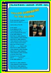 SONG YELLOW SUBMARIME