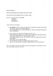 English Worksheet: exploring shape