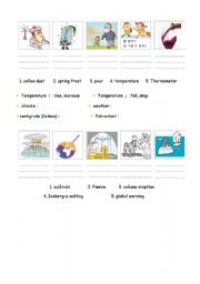 English Worksheet: How is the weather (5 of 5)