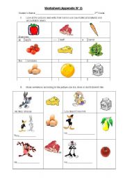 English Worksheet: Countables and uncountables