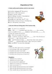 Prepositions of time