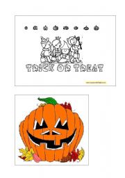 Halloween flashcards