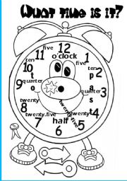 English Worksheet: time