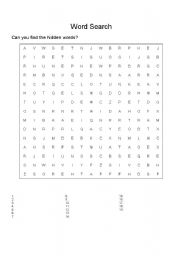 English Worksheet: WORDSEARCH:: THE FAMILY