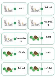 English Worksheet: Pets domino Part2