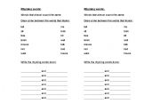 English worksheet: Rhyming Words