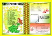 English Worksheet: SIMPLE PRESENT TENSE REVISION