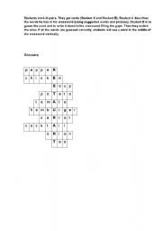 English Worksheet: Food crossword