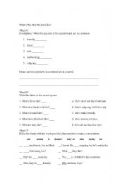 English Worksheet: Personality Description Test