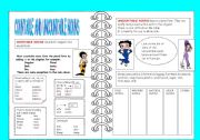 English Worksheet: COUNTABLE AND UNCOUNTABLE NOUNS