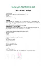 English Worksheet: Easter
