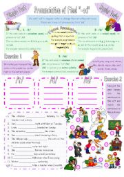 English Worksheet: Pronunciation of Final -ed in Simple Past of Regular Verbs