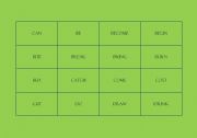 English Worksheet: Irregular verbs board game
