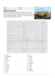 English worksheet: Antonyms wordsearch