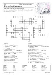 Proverbs Crossword