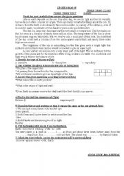 English Worksheet: astronomy 