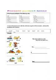 English worksheet: Present perfect tense