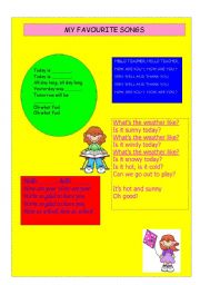 English worksheet: KIDS SONGS