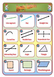 English Worksheet: geometry
