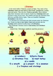 English Worksheet: Christmas