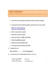 English Worksheet: Genitive s