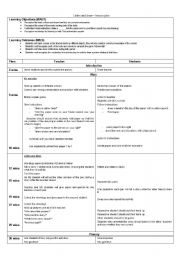 English Worksheet: lesson plan for listen and draw